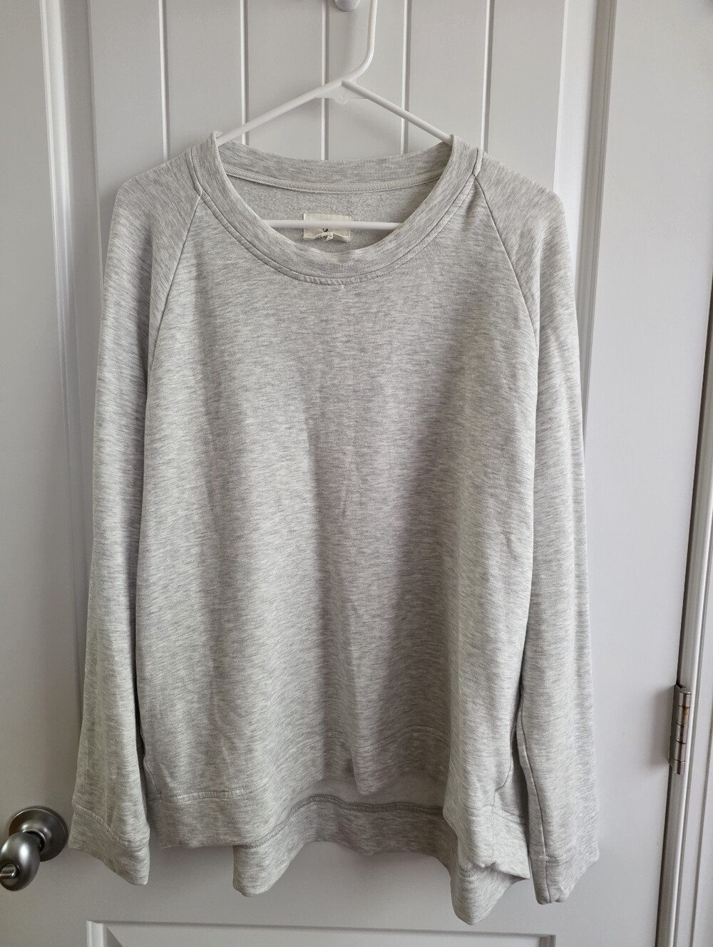 Lou & Grey Gray Signature Soft Crewneck Sweatshirt Plus Size XXL